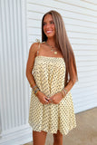 To The Top Polka Dot Dress Yellow