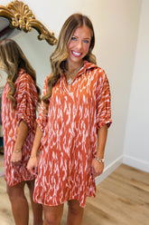 Charlotte Stand Collar Dress Rustic Winds