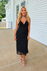 In the Stands Polka Dot Set Black