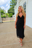 In the Stands Polka Dot Set Black