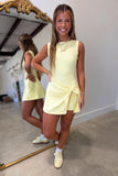 Wren Wrap Athletic Dress Yellow RESTOCK