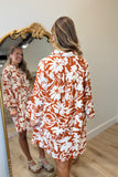 Umgee Woodsy Rustic Floral Dress