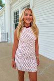 Rebel White Out Polka Dot Dress