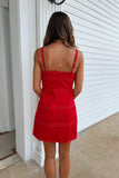 Attention to Details Dress Red