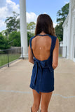 First String Denim Open Back Set