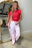 Hug Me Tight Jeans Light Pink RESTOCK