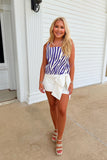 Win Tonight Bow Skort White
