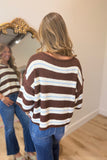 Cider Orchard Sweater Brown Stripe