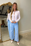 Daybreak Tie Front Cardigan Pink