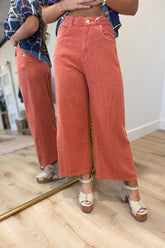 Dear John Audrey Pants Burnt Brick