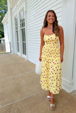 Mike The Tiger Polka Dot Dress Yellow