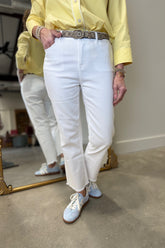 Renuar Woven Ankle Pant Hem