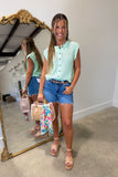 Vervet Rebecca High Rise Denim Short