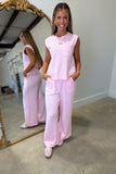Soft Touch Knit Set Pink