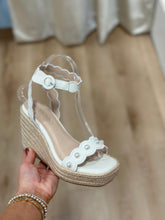 Catalina Espadrille Wedge White