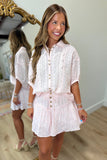 Romanticizing Eyelet Skort Pink
