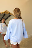 Coastal Keepsake Shell Top Blue