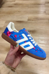 Back 70 Cloud Floral French Blue