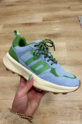 Back 70 Lightning Sneakers Sky Light Green