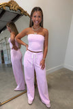 Sunkissed and Strapless Tube Set Pink