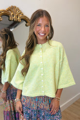 Colorful Living Sweater Cardigan Sage