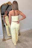 Sunkissed and Strapless Tube Set Yellow