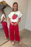Berry Cute Sweater Cream