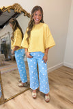 Fall Fest Short Sleeve Sweater Butter
