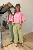 Hug Me Tight Jeans Chartreuse RESTOCK