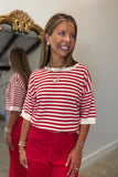 Picnic Stripe Pullover Sweater