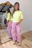 Color Theory Basket Weave Sweater Yellow