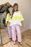 Simply Striped Sweater Yellow