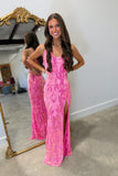 Rosalie Prom Dress Iridescent Pink
