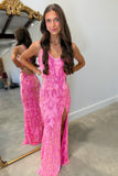 Rosalie Prom Dress Iridescent Pink