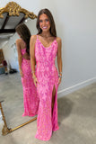 Rosalie Prom Dress Iridescent Pink