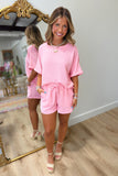 Soaking Up Sumer Short Set Coral