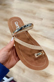 Corkys Hit the Strip Sandal Raffia