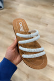 Corkys Strip Tease Ivory Multi