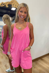 Cozumel Sporty Romper Pink
