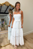 Ocean Bride Lace Midi Dress