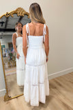 Ocean Bride Lace Midi Dress
