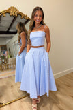 Set Sail Striped Set Blue