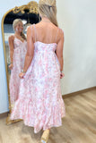 Petal Whisper Dress Pink Floral