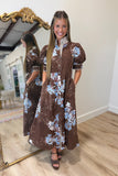 Chestnut Hill Floral Midi Dress