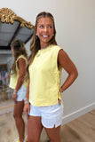 Sunny Side Tie Tank Yellow