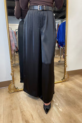 Business Babe Belted Pants Black