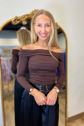 Weekend Outing Bodysuit Brown