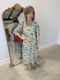 Boho Chic Floral Paisley Midi Dress