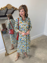 Boho Chic Floral Paisley Midi Dress