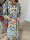 Boho Chic Floral Paisley Midi Dress